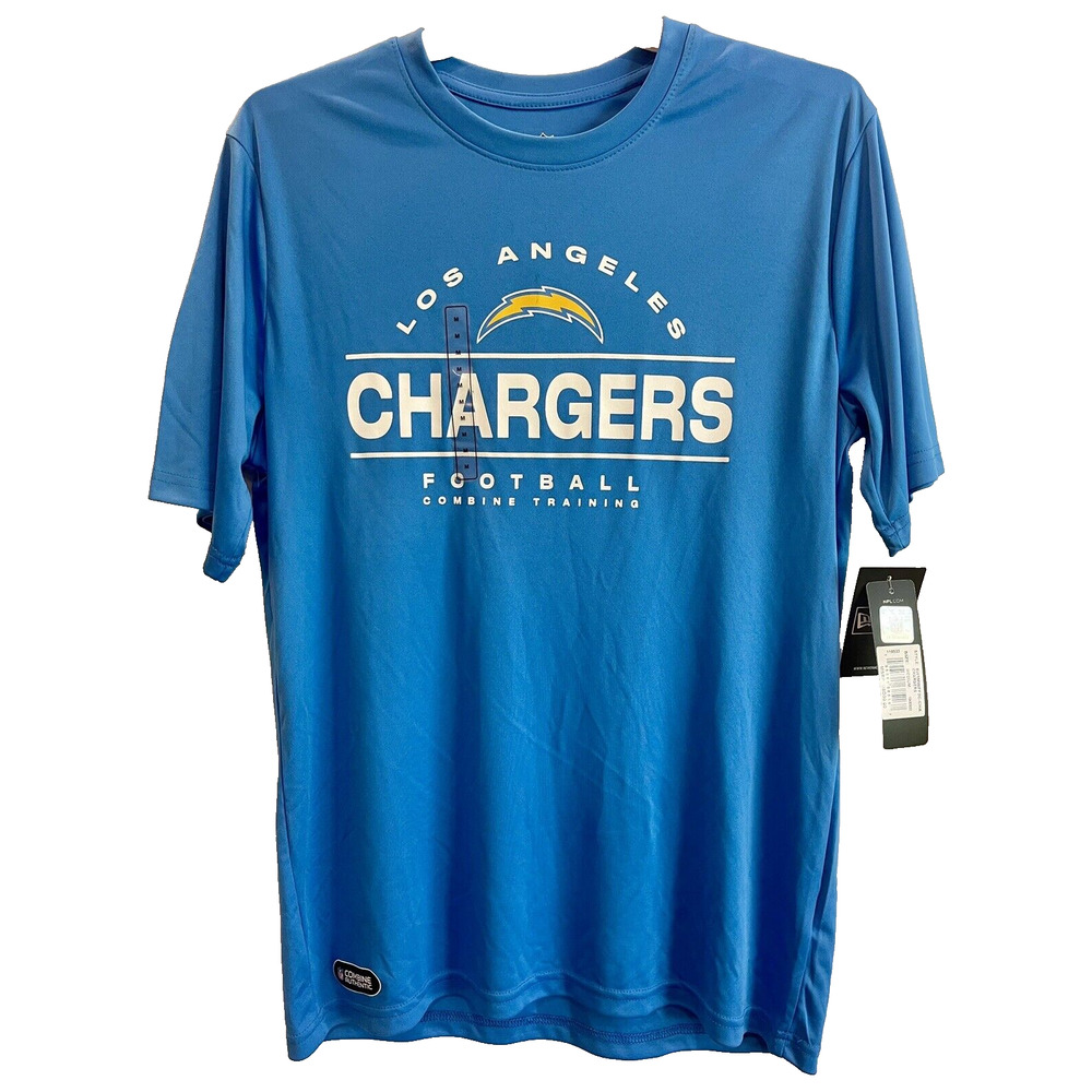 Los Angeles Chargers Shirt Medium New Era Football Combine Training 🏈NEW🏈 NFL